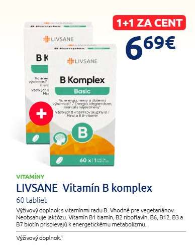 LIVSANE Vitamín B komplex