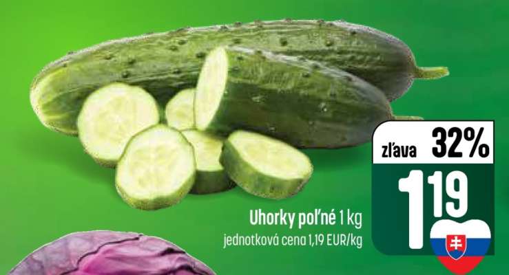 Uhorky poľné 1 kg