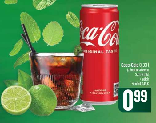 Coca-Cola 0,33 l