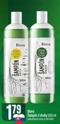 Biova Šampón 2 druhy 500 ml
