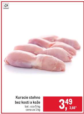 Kuracie stehno bez kosti a kože