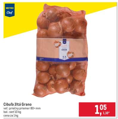 Cibuľa žltá Grano