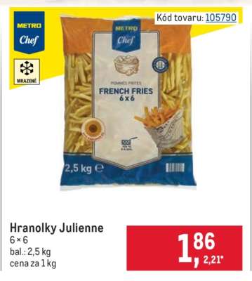 Hranolky Julienne