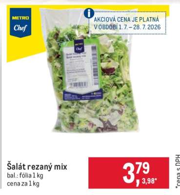 Šalát rezaný mix