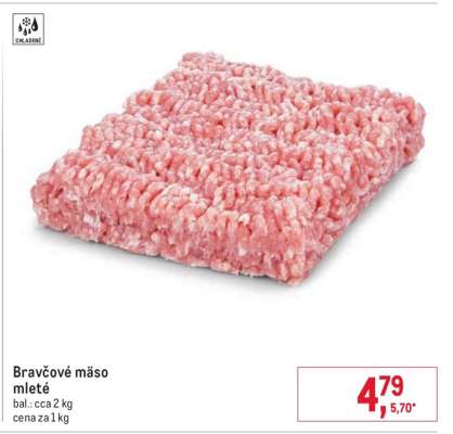 Bravčové mäso mleté