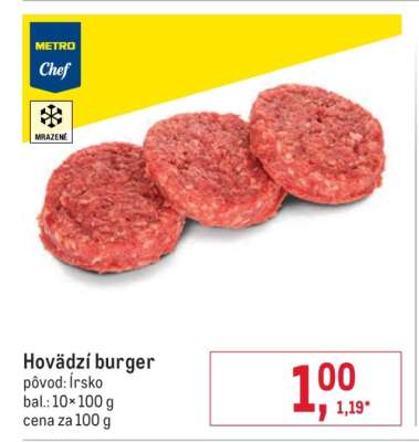 HOVÄDZÍ BURGER