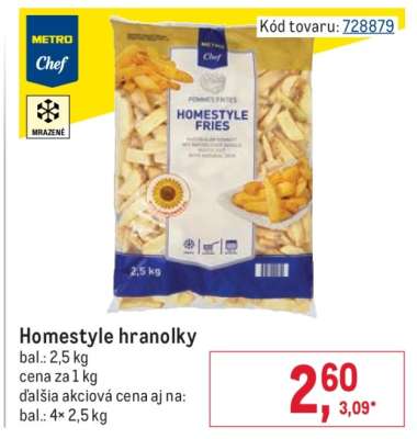Homestyle hranolky