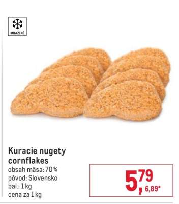 Kuracie nugety cornflakes
