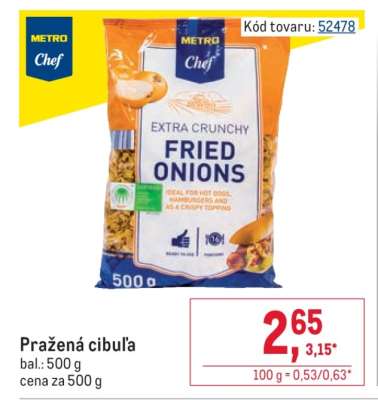 Pražená cibuľa