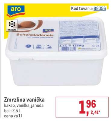Zmrzlina vanička