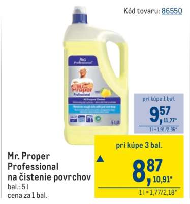 Mr. Proper Professional na čistenie povrchov