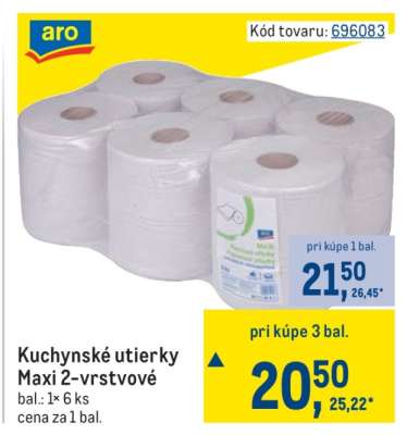 Kuchynské utierky Maxi 2-vrstvové