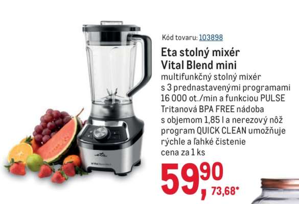 Eta stolný mixér Vital Blend mini