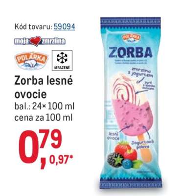 Zorba lesné ovocie