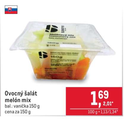 Ovocný šalát melón mix