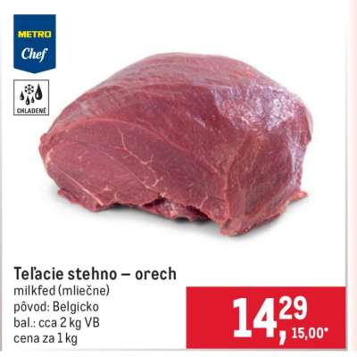 Teľacie stehno – orech