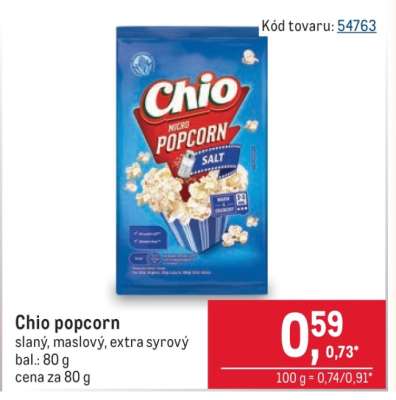 Chio popcorn