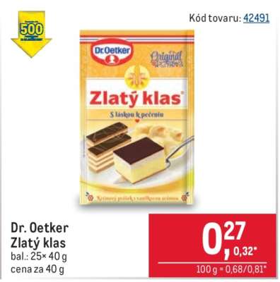 Dr. Oetker Zlatý klas