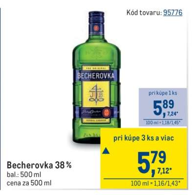 Becherovka 38 %