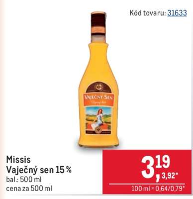 Missis Vaječný sen 15%