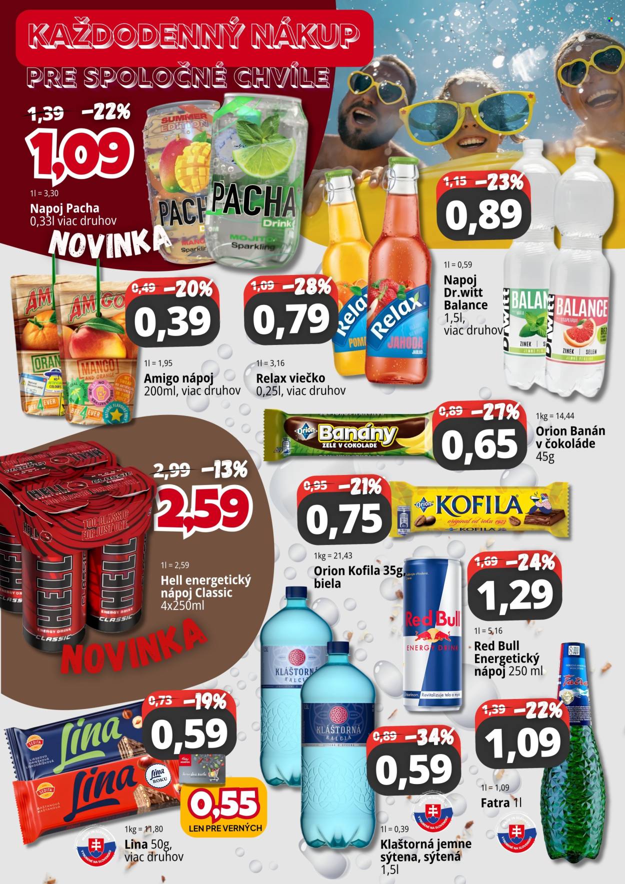 Leták CBA Komfos - 1.7.2026 - 31.7.2026. Strana 3