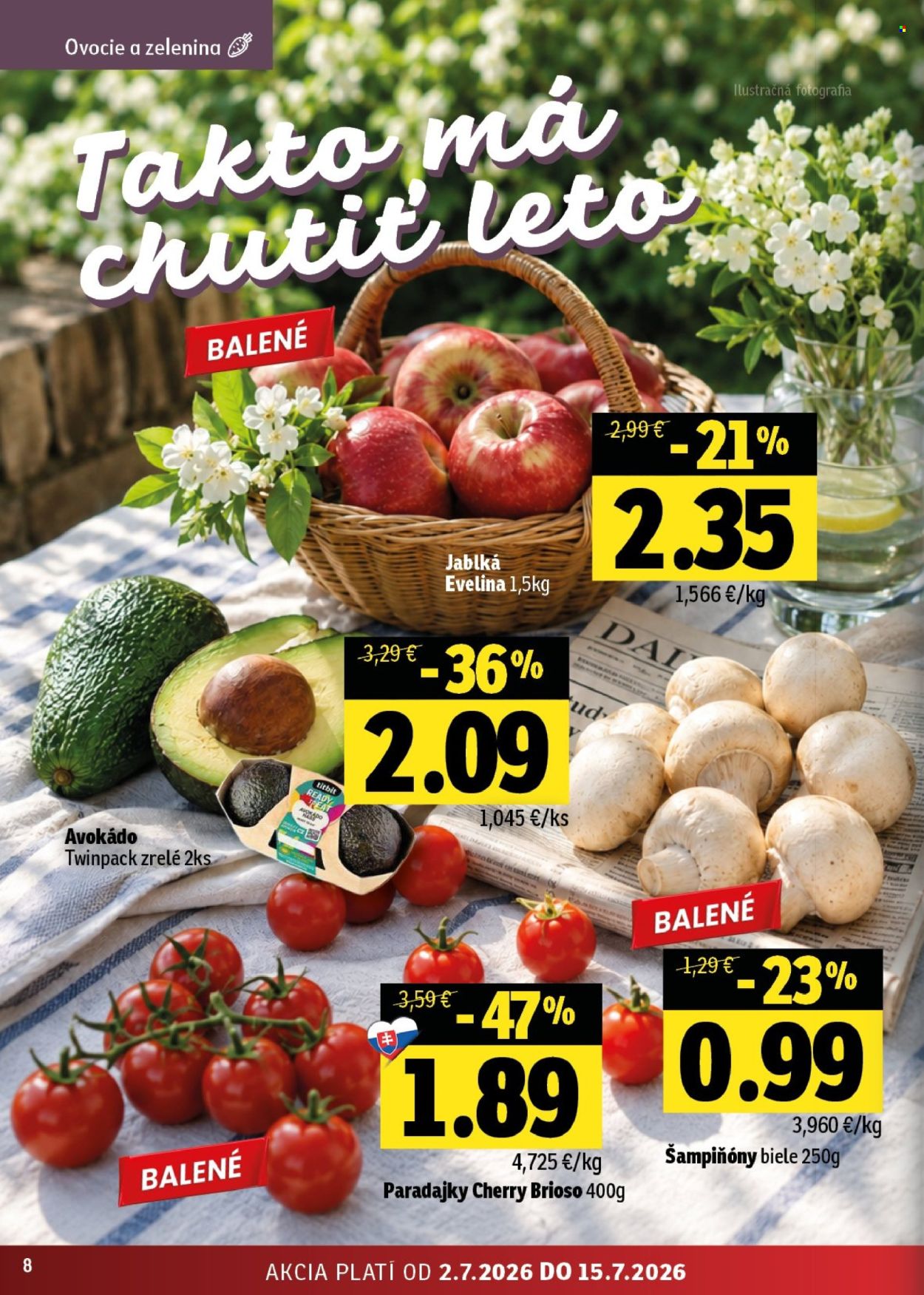 Leták FRESH - 2.7.2026 - 15.7.2026. Strana 8