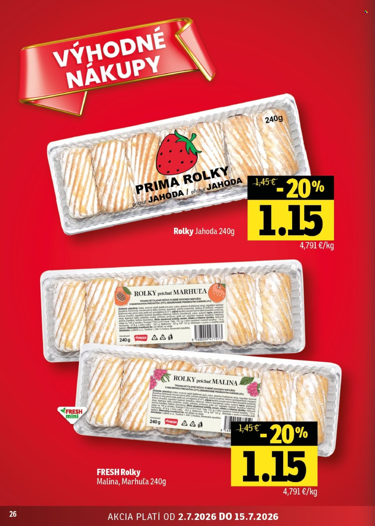 Leták FRESH - 2.7.2026 - 15.7.2026. Strana 26