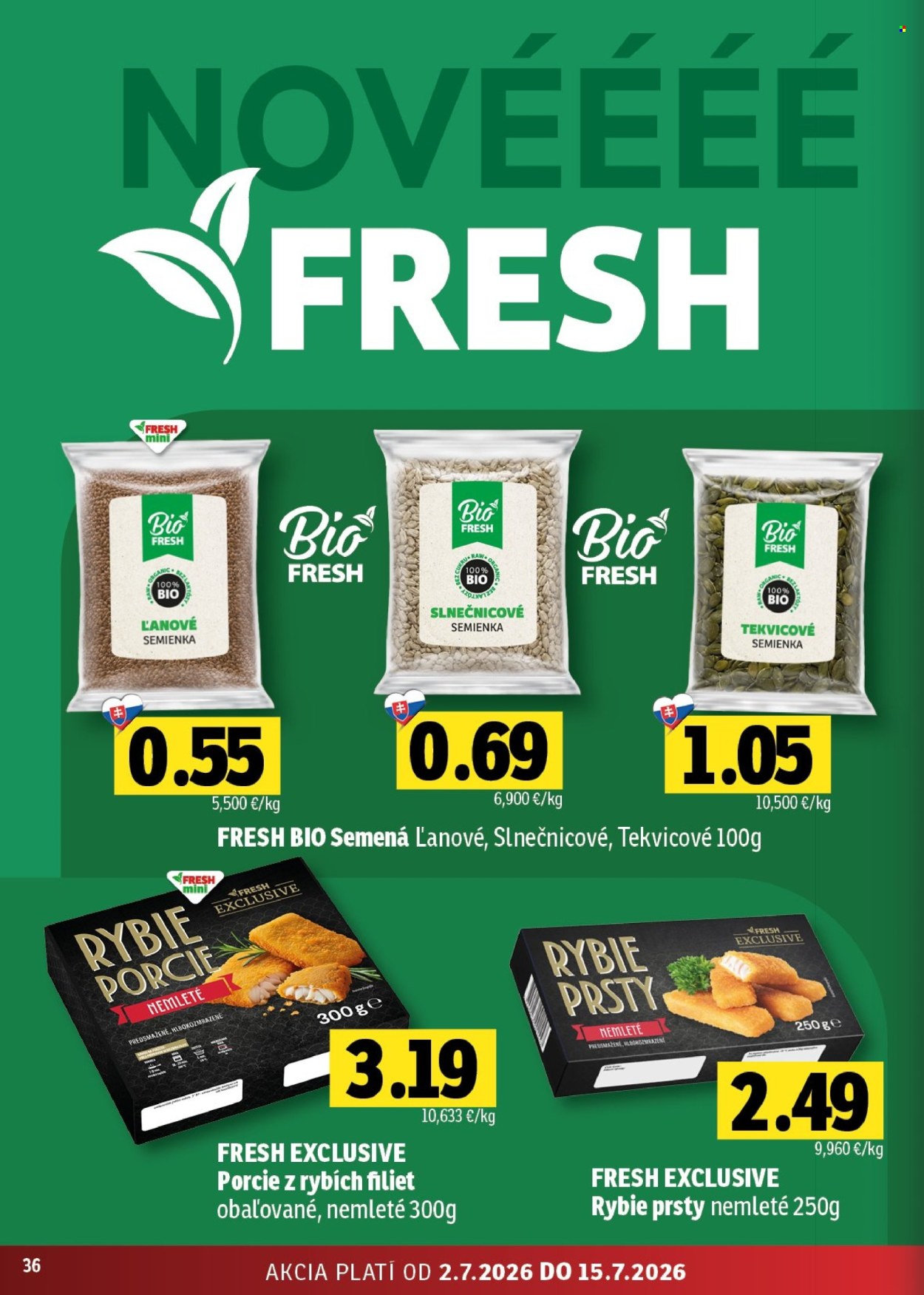 Leták FRESH - 2.7.2026 - 15.7.2026. Strana 36