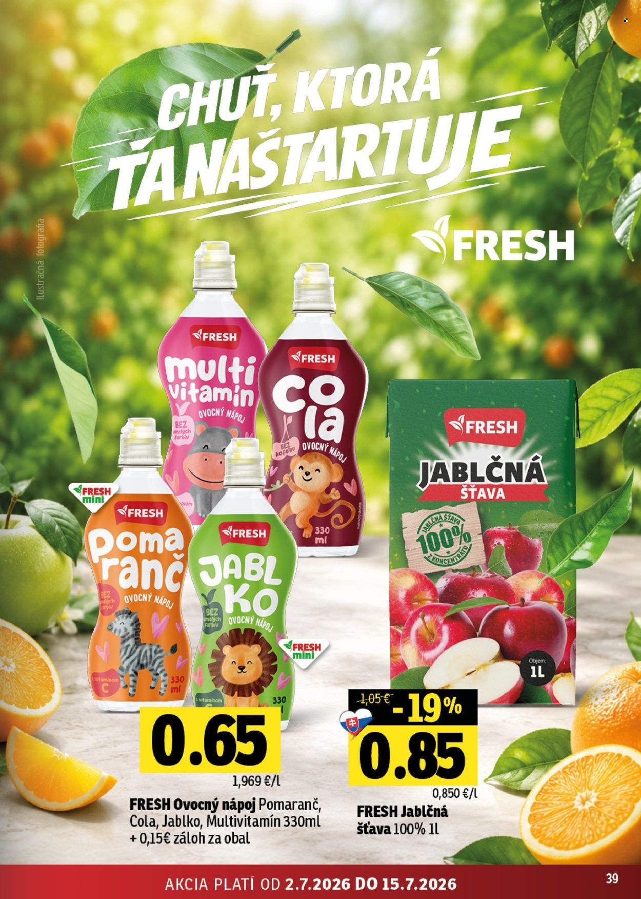 Leták FRESH - 2.7.2026 - 15.7.2026. Strana 39