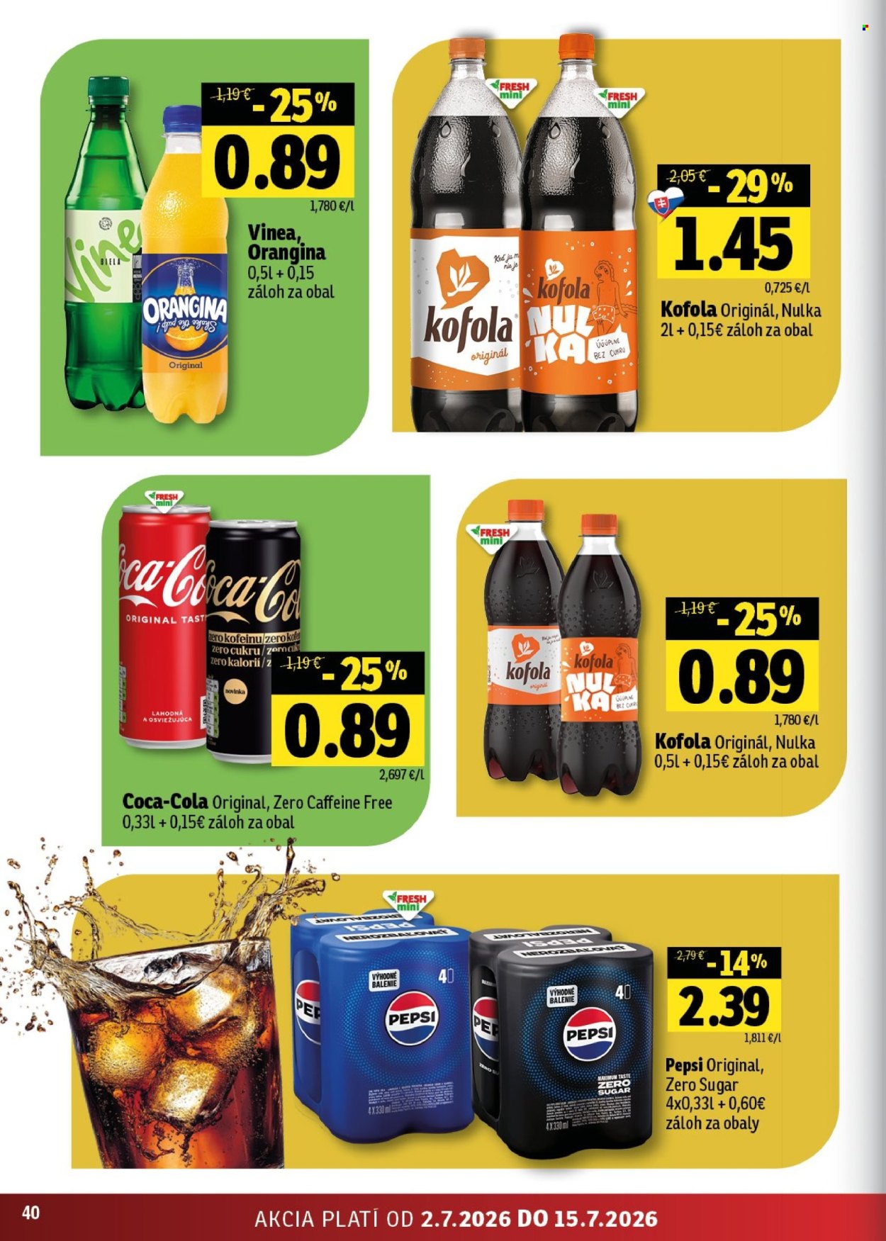 Leták FRESH - 2.7.2026 - 15.7.2026. Strana 40