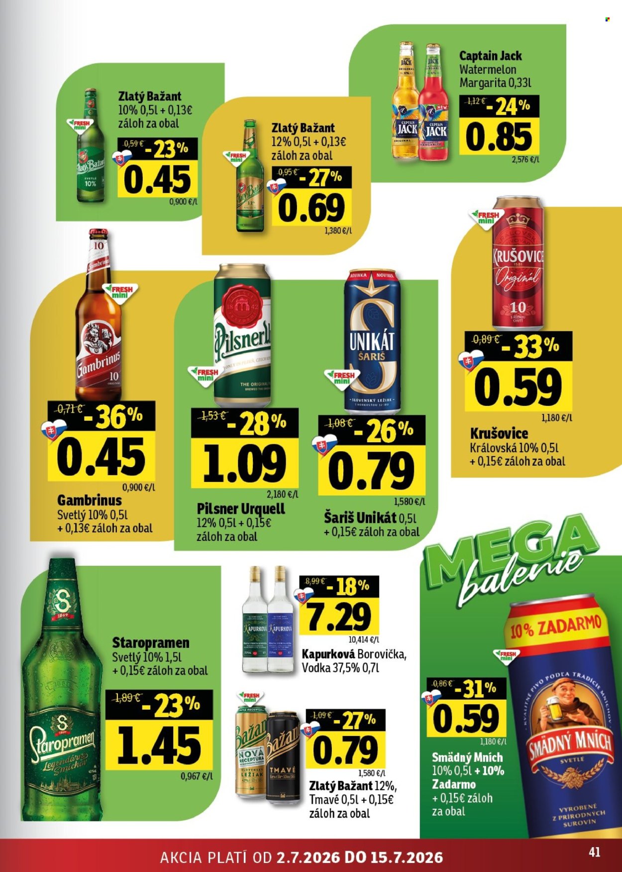 Leták FRESH - 2.7.2026 - 15.7.2026. Strana 41