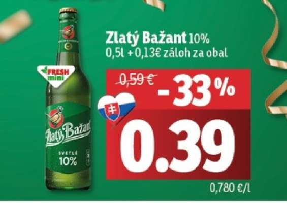 Zlatý Bažant 10%