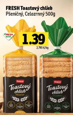 FRESH Toastový chlieb