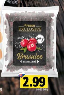 Fresh Exclusive Brusnice Presladené