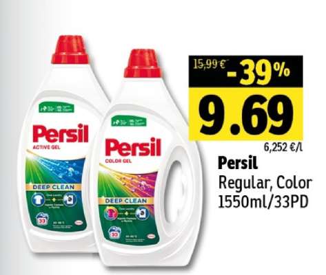 Persil Regular, Color