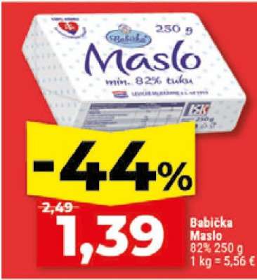 BABIČKA Maslo