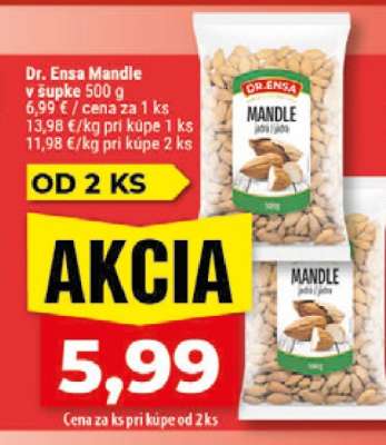 Dr. Ensa Mandle v šupke 500 g