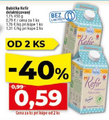 BABIČKA KEFÍR DELAKTÓZOVANÝ