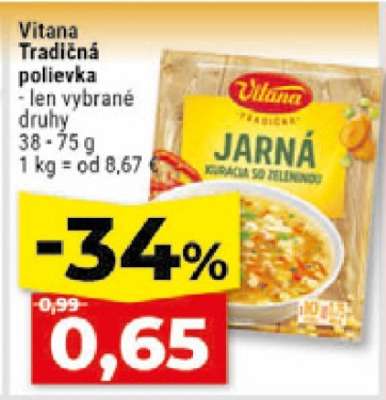 VITANA Tradičná polievka