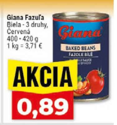 Giana fazuľa