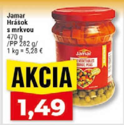 Jamar Hrášok s mrkvou