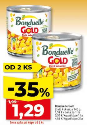 Bonduelle Gold Zlatá kukurica