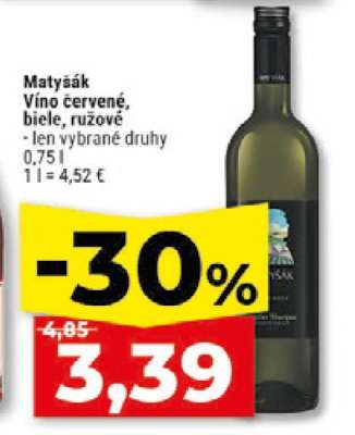 MATYŠÁK Víno