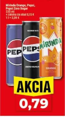 Mirinda Orange, Pepsi, Pepsi Zero Sugar