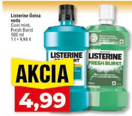 Listerine ústna voda