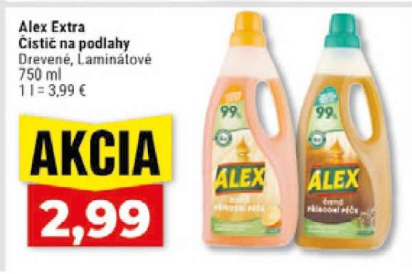 Alex Extra čistič na podlahy