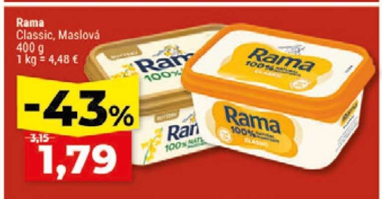 Rama classic, maslová