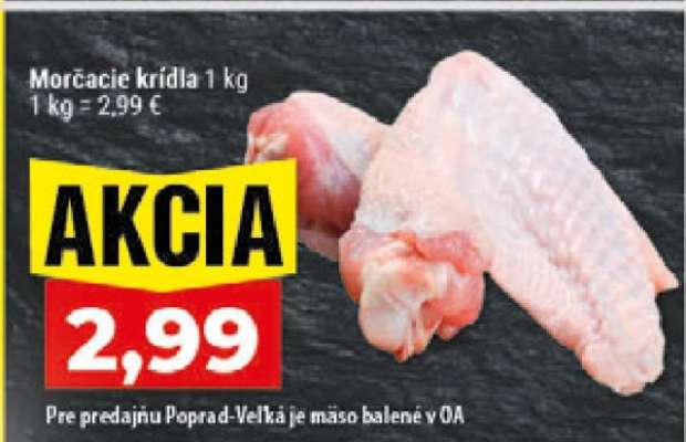 Morčacie krídla 1 kg