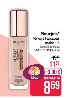 Bourjois* Always Fabulous make-up