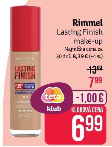 Rimmel Lasting Finish make-up